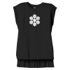 Women's Flowy Muscle Tee With Rolled Cuffs Thumbnail