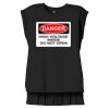 Women's Flowy Muscle Tee With Rolled Cuffs Thumbnail