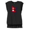 Women's Flowy Muscle Tee With Rolled Cuffs Thumbnail