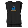 Women's Flowy Muscle Tee With Rolled Cuffs Thumbnail