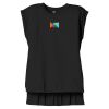 Women's Flowy Muscle Tee With Rolled Cuffs Thumbnail