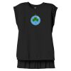 Women's Flowy Muscle Tee With Rolled Cuffs Thumbnail