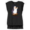 Women's Flowy Muscle Tee With Rolled Cuffs Thumbnail