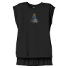 Women's Flowy Muscle Tee With Rolled Cuffs Thumbnail