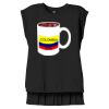 Women's Flowy Muscle Tee With Rolled Cuffs Thumbnail