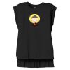 Women's Flowy Muscle Tee With Rolled Cuffs Thumbnail