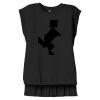 Women's Flowy Muscle Tee With Rolled Cuffs Thumbnail
