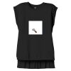 Women's Flowy Muscle Tee With Rolled Cuffs Thumbnail