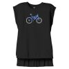 Women's Flowy Muscle Tee With Rolled Cuffs Thumbnail