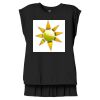 Women's Flowy Muscle Tee With Rolled Cuffs Thumbnail