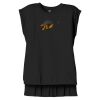 Women's Flowy Muscle Tee With Rolled Cuffs Thumbnail