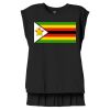 Women's Flowy Muscle Tee With Rolled Cuffs Thumbnail