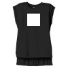 Women's Flowy Muscle Tee With Rolled Cuffs Thumbnail