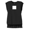 Women's Flowy Muscle Tee With Rolled Cuffs Thumbnail