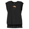Women's Flowy Muscle Tee With Rolled Cuffs Thumbnail