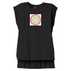 Women's Flowy Muscle Tee With Rolled Cuffs Thumbnail
