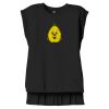 Women's Flowy Muscle Tee With Rolled Cuffs Thumbnail