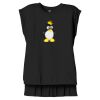 Women's Flowy Muscle Tee With Rolled Cuffs Thumbnail