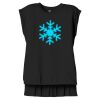 Women's Flowy Muscle Tee With Rolled Cuffs Thumbnail