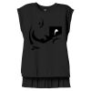 Women's Flowy Muscle Tee With Rolled Cuffs Thumbnail