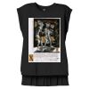 Women's Flowy Muscle Tee With Rolled Cuffs Thumbnail
