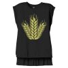 Women's Flowy Muscle Tee With Rolled Cuffs Thumbnail