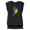 Women's Flowy Muscle Tee With Rolled Cuffs Thumbnail