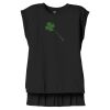 Women's Flowy Muscle Tee With Rolled Cuffs Thumbnail
