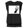 Women's Flowy Muscle Tee With Rolled Cuffs Thumbnail