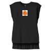 Women's Flowy Muscle Tee With Rolled Cuffs Thumbnail