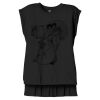 Women's Flowy Muscle Tee With Rolled Cuffs Thumbnail