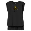 Women's Flowy Muscle Tee With Rolled Cuffs Thumbnail