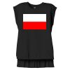 Women's Flowy Muscle Tee With Rolled Cuffs Thumbnail
