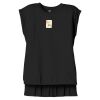 Women's Flowy Muscle Tee With Rolled Cuffs Thumbnail