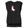Women's Flowy Muscle Tee With Rolled Cuffs Thumbnail