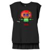 Women's Flowy Muscle Tee With Rolled Cuffs Thumbnail