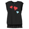 Women's Flowy Muscle Tee With Rolled Cuffs Thumbnail