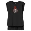 Women's Flowy Muscle Tee With Rolled Cuffs Thumbnail