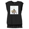 Women's Flowy Muscle Tee With Rolled Cuffs Thumbnail