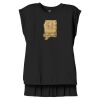 Women's Flowy Muscle Tee With Rolled Cuffs Thumbnail