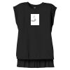 Women's Flowy Muscle Tee With Rolled Cuffs Thumbnail