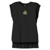 Women's Flowy Muscle Tee With Rolled Cuffs Thumbnail