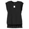 Women's Flowy Muscle Tee With Rolled Cuffs Thumbnail