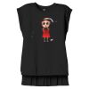 Women's Flowy Muscle Tee With Rolled Cuffs Thumbnail