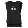 Women's Flowy Muscle Tee With Rolled Cuffs Thumbnail