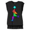 Women's Flowy Muscle Tee With Rolled Cuffs Thumbnail