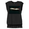 Women's Flowy Muscle Tee With Rolled Cuffs Thumbnail