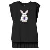 Women's Flowy Muscle Tee With Rolled Cuffs Thumbnail