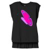 Women's Flowy Muscle Tee With Rolled Cuffs Thumbnail