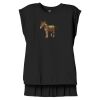 Women's Flowy Muscle Tee With Rolled Cuffs Thumbnail
